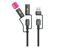 4smarts Kabel USB-C Explorer 4w1 60W 1m czarny - 1512654 - zdjęcie 1